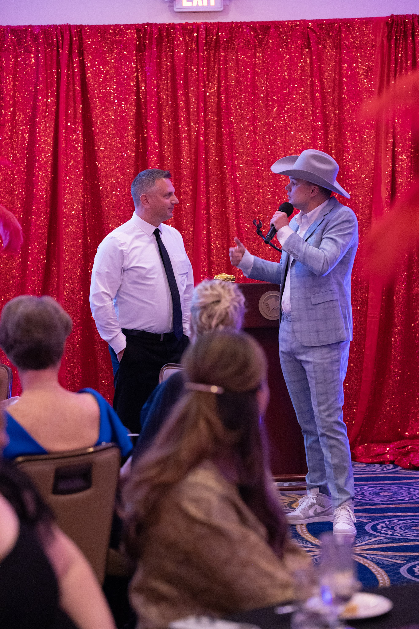 Austin Helms at a charity event