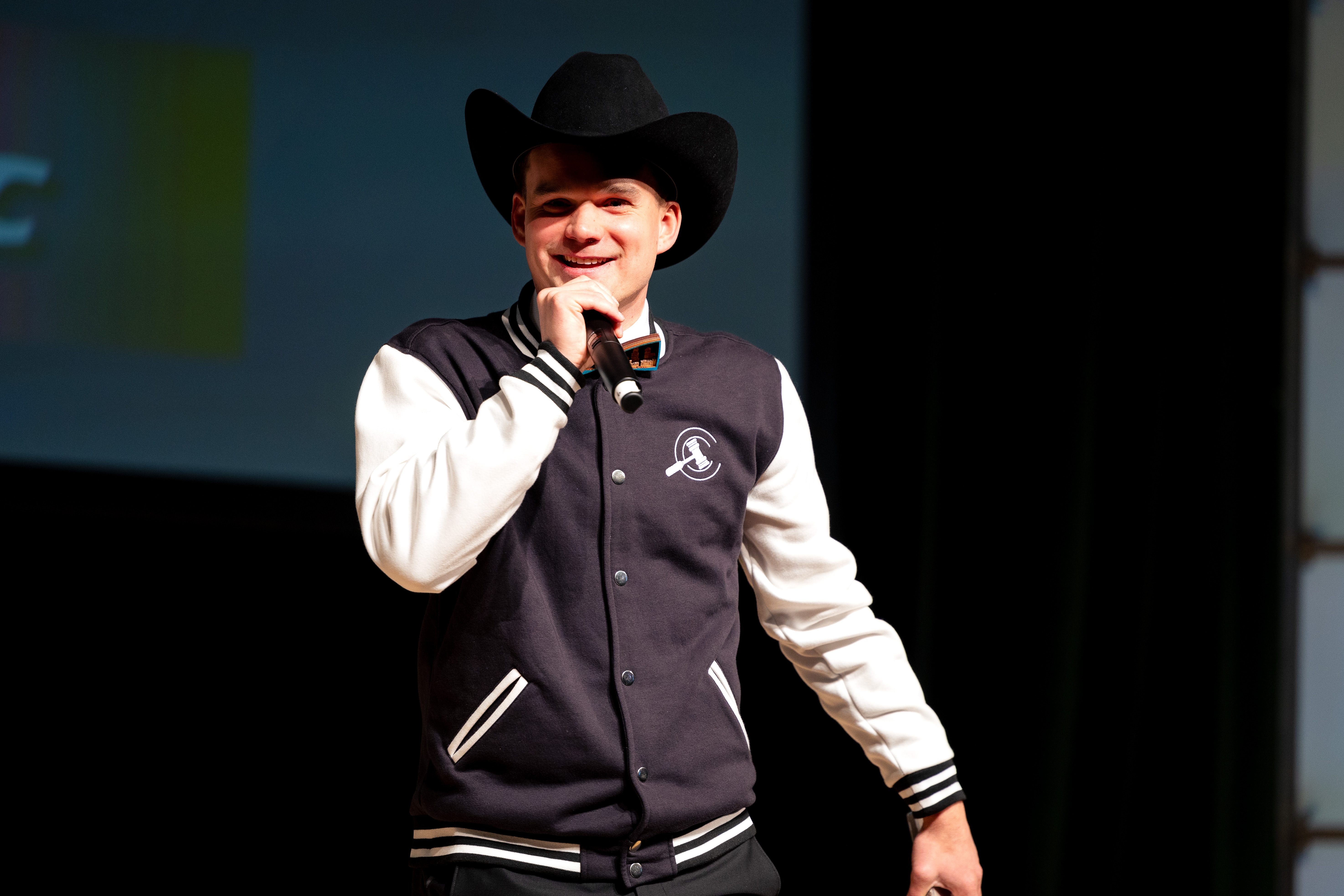 Austin Helms at a charity event