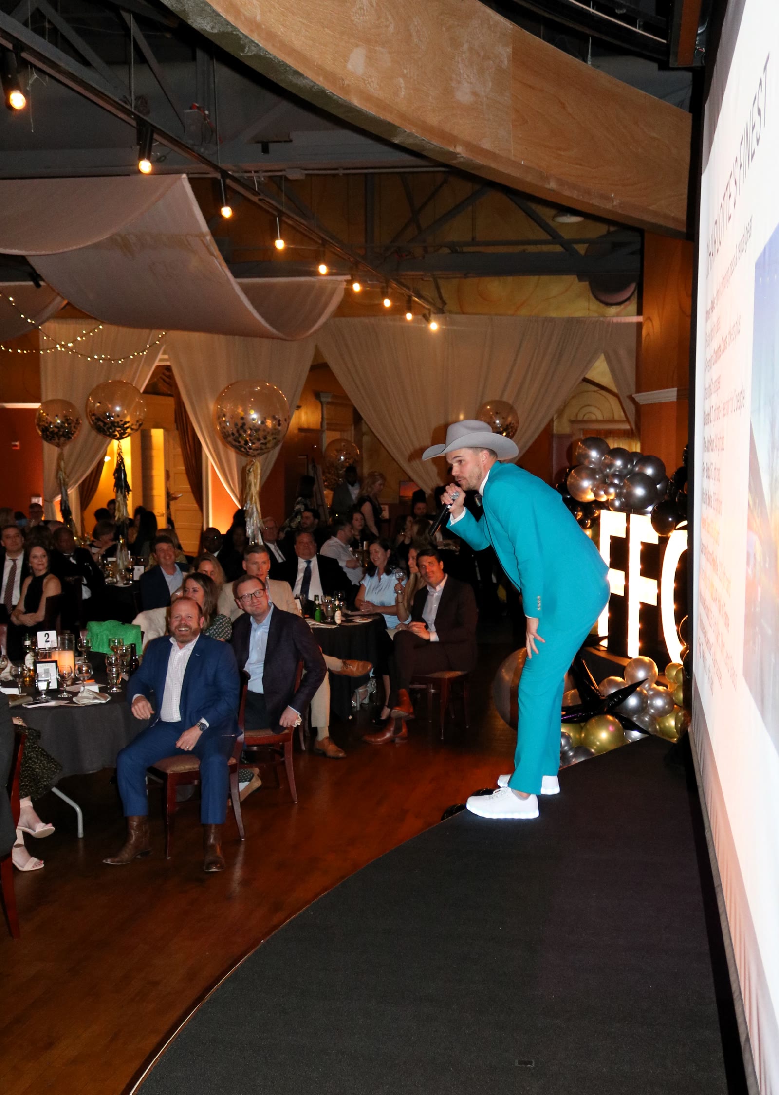 Austin Helms at a charity event